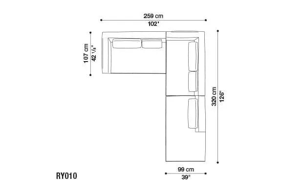 Ray Sofa | B&B Italia | JANGEORGe Interior Design