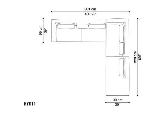 Ray Sofa | B&B Italia | JANGEORGe Interior Design
