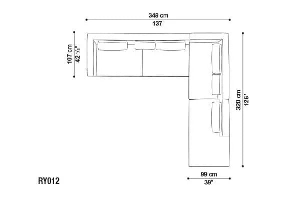 Ray Sofa | B&B Italia | JANGEORGe Interior Design