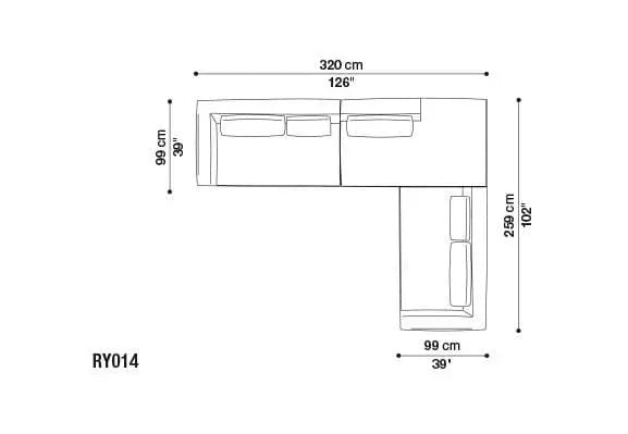 Ray Sofa | B&B Italia | JANGEORGe Interior Design