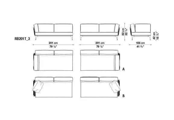 Ribes Sofa | B&B Italia | JANGEORGe Interior Design