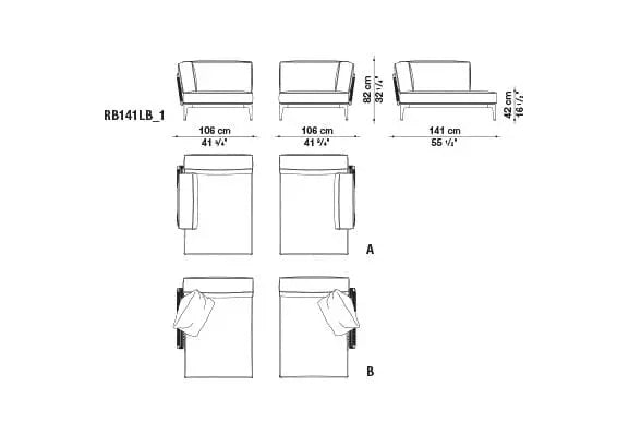 Ribes Sofa | B&B Italia | JANGEORGe Interior Design
