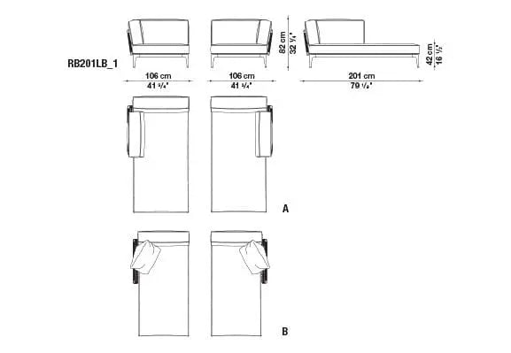 Ribes Sofa | B&B Italia | JANGEORGe Interior Design
