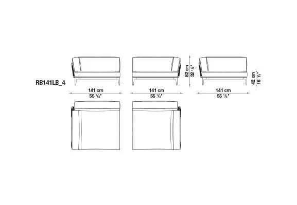 Ribes Sofa | B&B Italia | JANGEORGe Interior Design