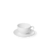 Cross White - Matte White - Set, Espresso Cup 3.7 fl oz | 0.11L & Saucer | Dibbern | JANGEORGe Interior Design