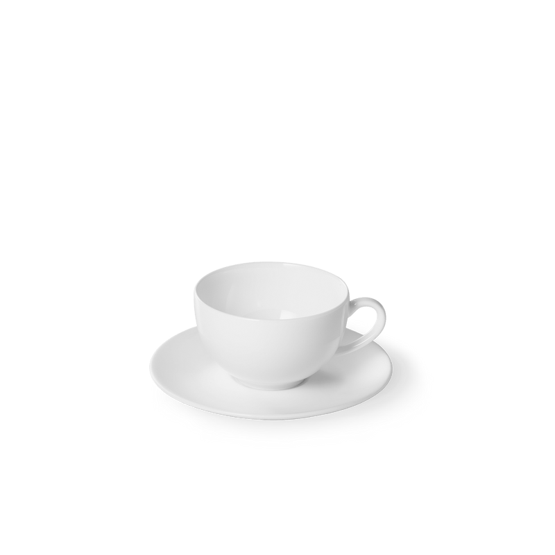 Cross White - Matte White - Set, Espresso Cup 3.7 fl oz | 0.11L & Saucer | Dibbern | JANGEORGe Interior Design