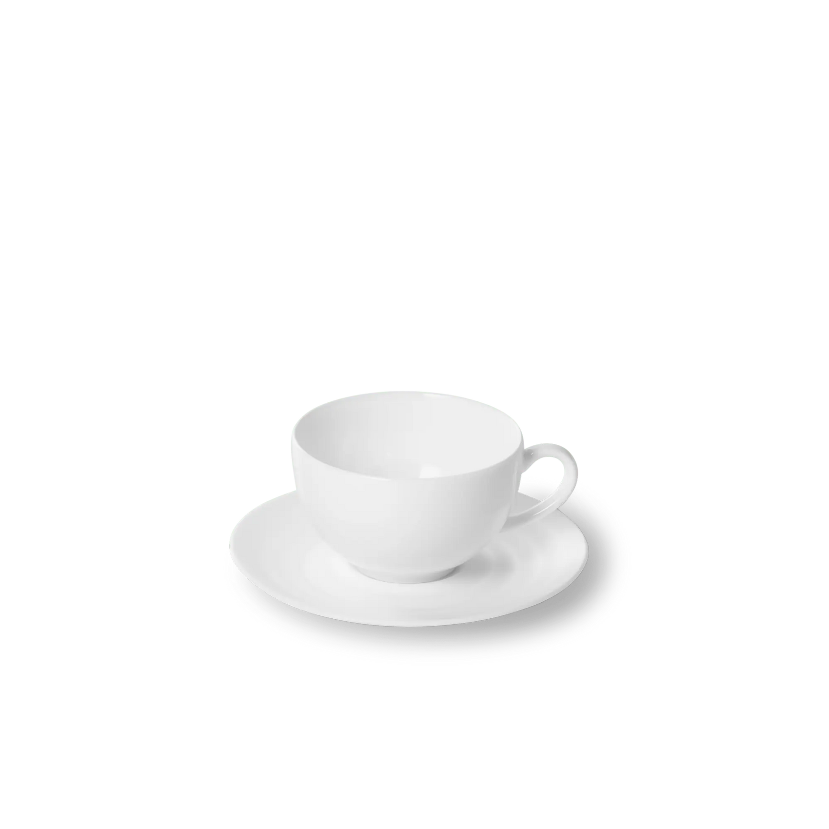 Cross White - Matte White - Set, Espresso Cup 3.7 fl oz | 0.11L & Saucer | Dibbern | JANGEORGe Interior Design