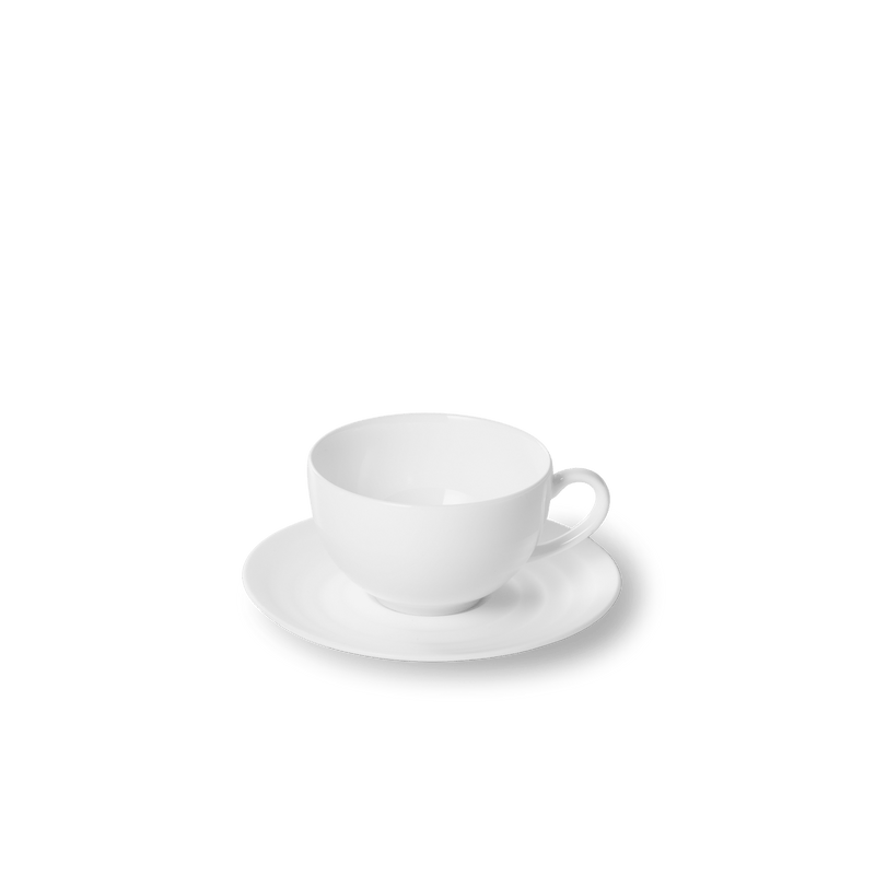 Cross White - Matte White - Set, Espresso Cup 3.7 fl oz | 0.11L & Saucer | Dibbern | JANGEORGe Interior Design
