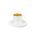 Goldrausch (Goldfever) - Set - Saucer & Espresso Cup Cylindrical 0.1L | Dibbern | JANGEORGe Interior Design