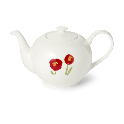 Impression (Red Poppy) - Teapot 30.4 fl oz | 0.9L | Dibbern | JANGEORGe Interior Design