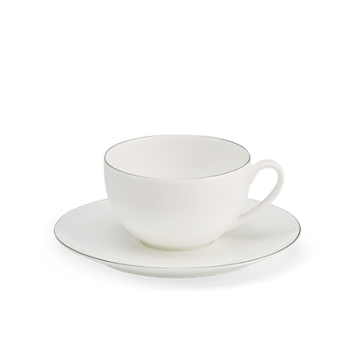 Platin Line - Cafe Au Lait Cup 10.8 fl oz | 0.32L | Dibbern | JANGEORGe Interior Design