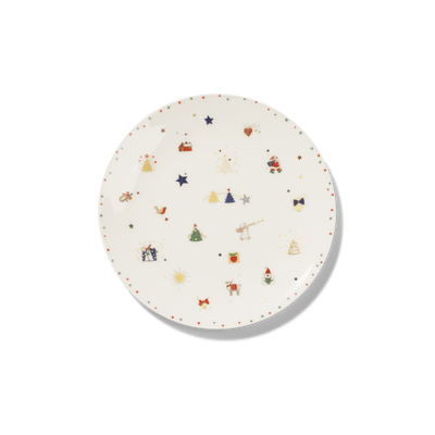 Santa Claus - Dessert Plate 8.3in | 21cm | Dibbern | JANGEORGe Interior Design