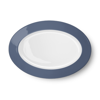 Solid Color - Oval Platter 13in | 33cm | Dibbern | JANGEORGe Interior Design