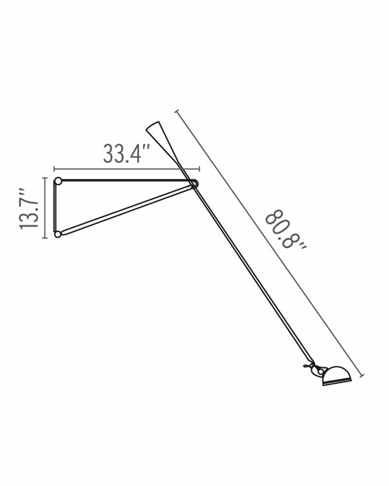 265 Swing Arm Wall Lamp | Flos | JANGEORGe Interior Design