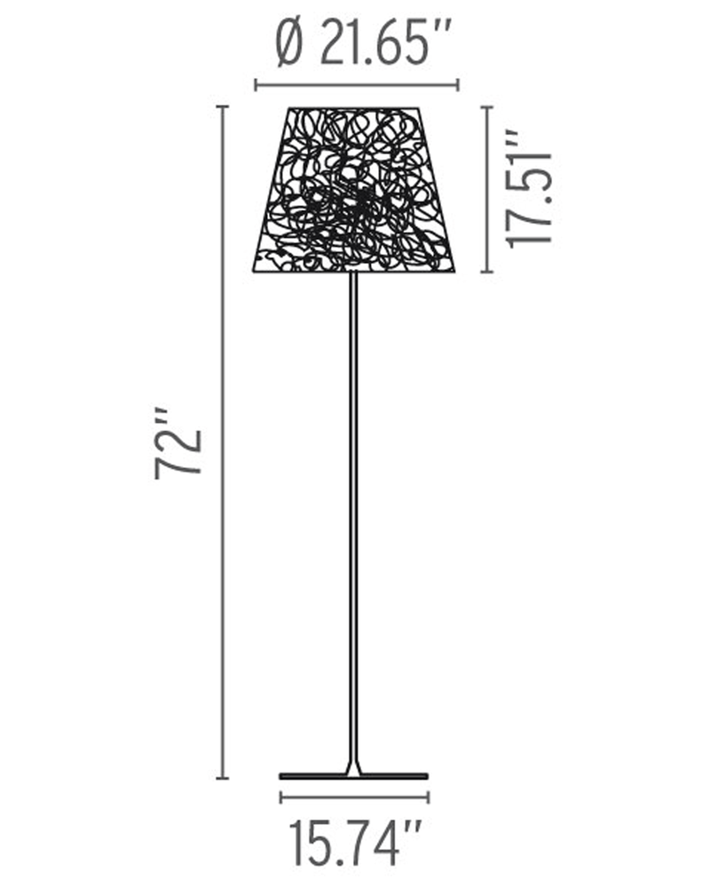 KTribe F3 Outdoor Water Resistant Floor Lamp | Flos | JANGEORGe Interior Design