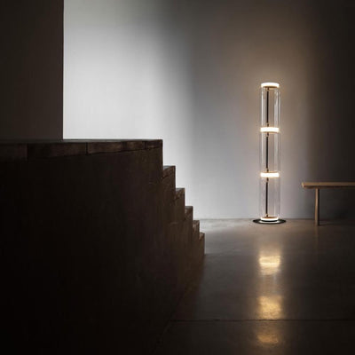 Noctambule Floor Lamp with High Cylinder and Small Base | Flos | JANGEORGe Interior Design