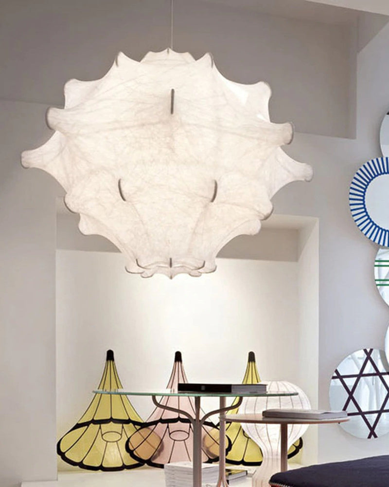 Taraxacum Dimmable Pendant with Cocoon Material | Flos | JANGEORGe Interior Design