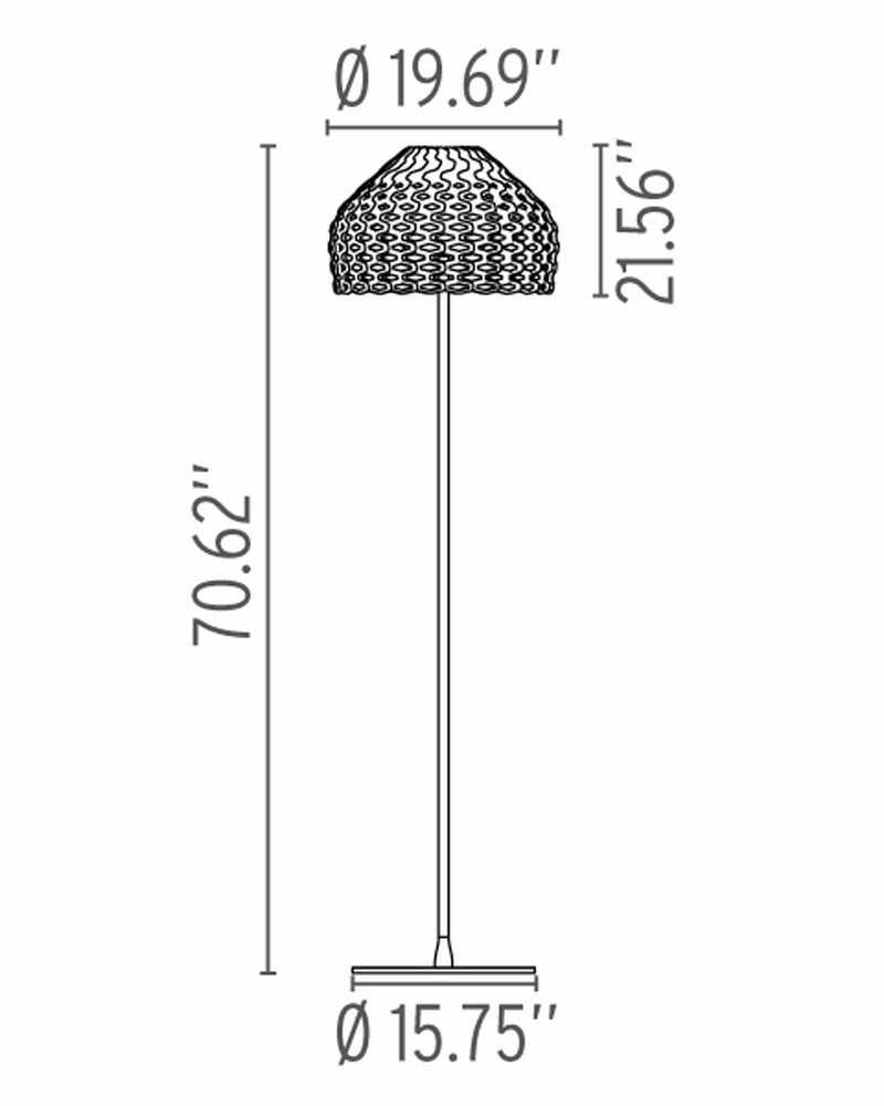 Tatou F Dimmable Floor Lamp | Flos | JANGEORGe Interior Design