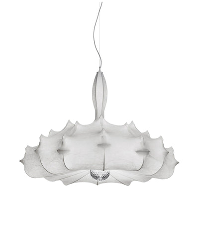 Zeppelin Chandelier Pendant Light made with Cocoon Material | Flos | JANGEORGe Interior Design