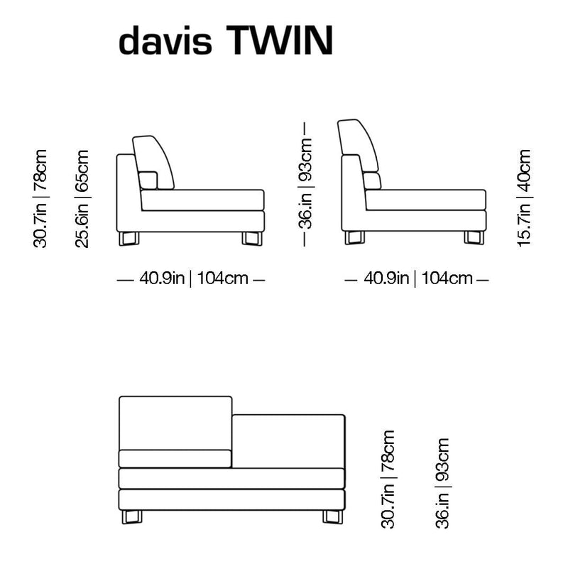 Davis Twin - Sofa | Frigerio | JANGEORGe Interior Design