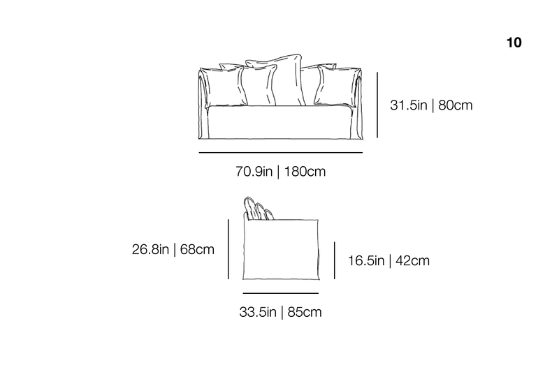 Ghost 10 Sofa | Gervasoni | JANGEORGe Interior Design