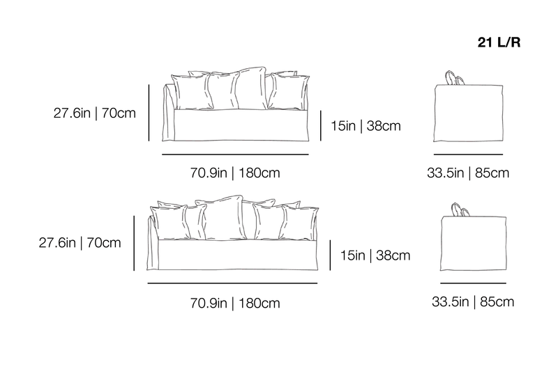 Ghost 21 L/R - Modular Sofa