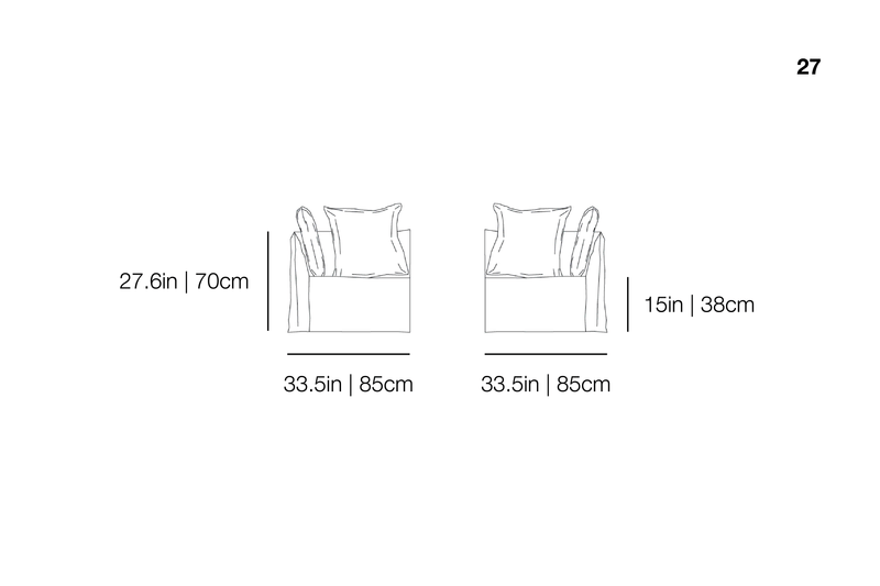 Ghost 27 Modular Sofa | Gervasoni | JANGEORGe Interior Design
