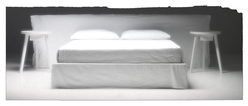 Ghost 81 Bed with Extended Headboard | Gervasoni | JANGEORGe Interior Design