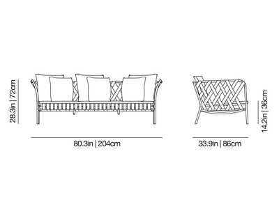 InOut 853 Sofa | Gervasoni | JANGEORGe Interior Design