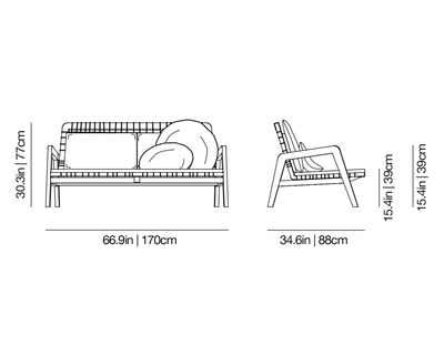 InOut 863 Sofa | Gervasoni | JANGEORGe Interior Design