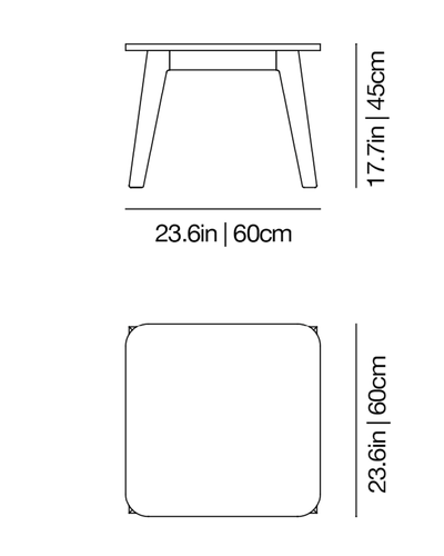 InOut 868 Coffee Table | Gervasoni | JANGEORGe Interior Design