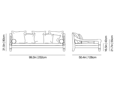 Jeko 04 Outdoor Sofa | Gervasoni | JANGEORGe Interior Design