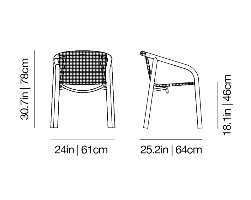 Ken 23 Dining Armchair | Gervasoni | JANGEORGe Interior Design