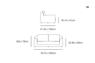LOLL 10 Sofa | Gervasoni | JANGEORGe Interior Design