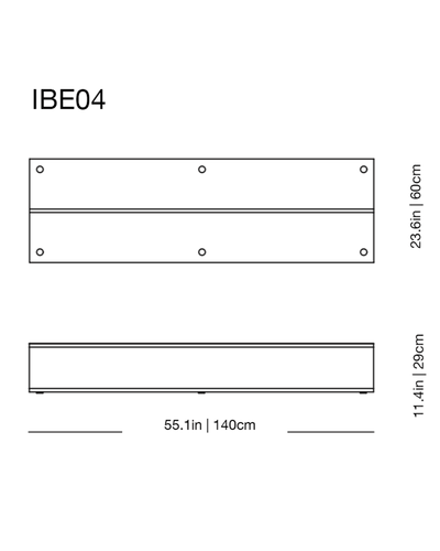 I-Beam Low Table | Glas Italia | JANGEORGe Interior Design