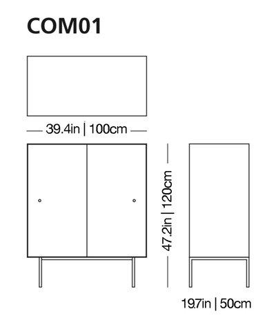 Commodore Glass Storage Unit | Glas Italia | JANGEORGe Interior Design