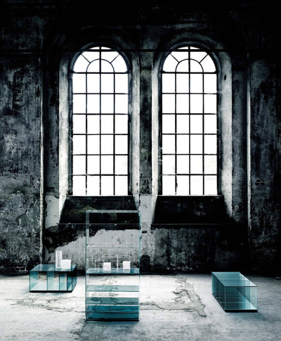Deep Sea Glass Bookcase | Glas Italia | JANGEORGe Interior Design