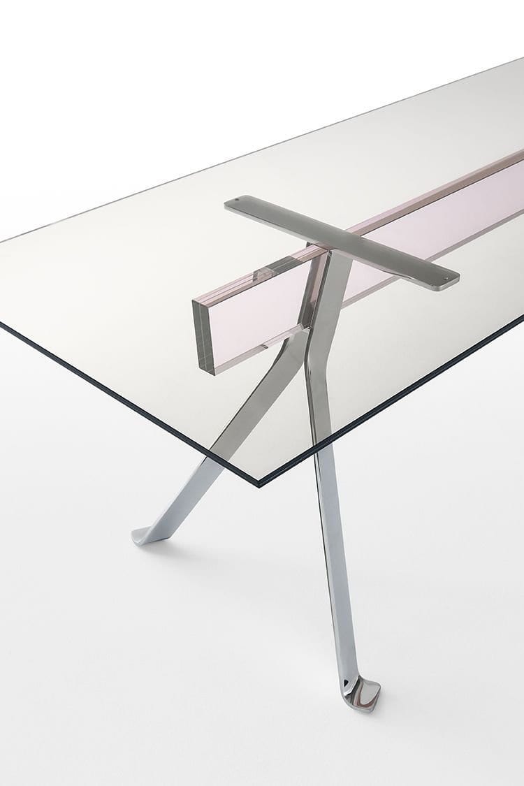 Mari Cristal Writing Desk | Glas Italia | JANGEORGe Interior Design