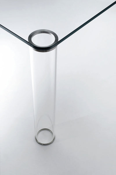 Pipeline High Glass Table | Glas Italia | JANGEORGe Interior Design