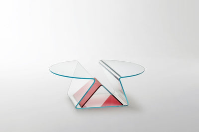 Plissé Low Glass Table | Glas Italia | JANGEORGe Interior Design