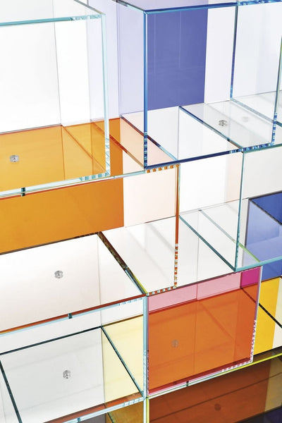 Quantum Glass Bookcase | Glas Italia | JANGEORGe Interior Design