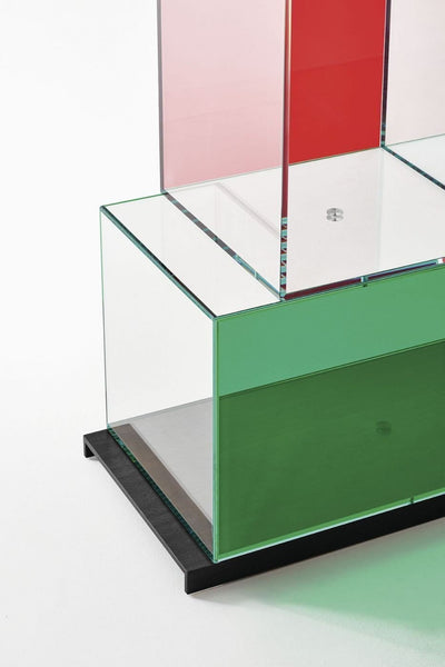 Quantum Glass Bookcase | Glas Italia | JANGEORGe Interior Design