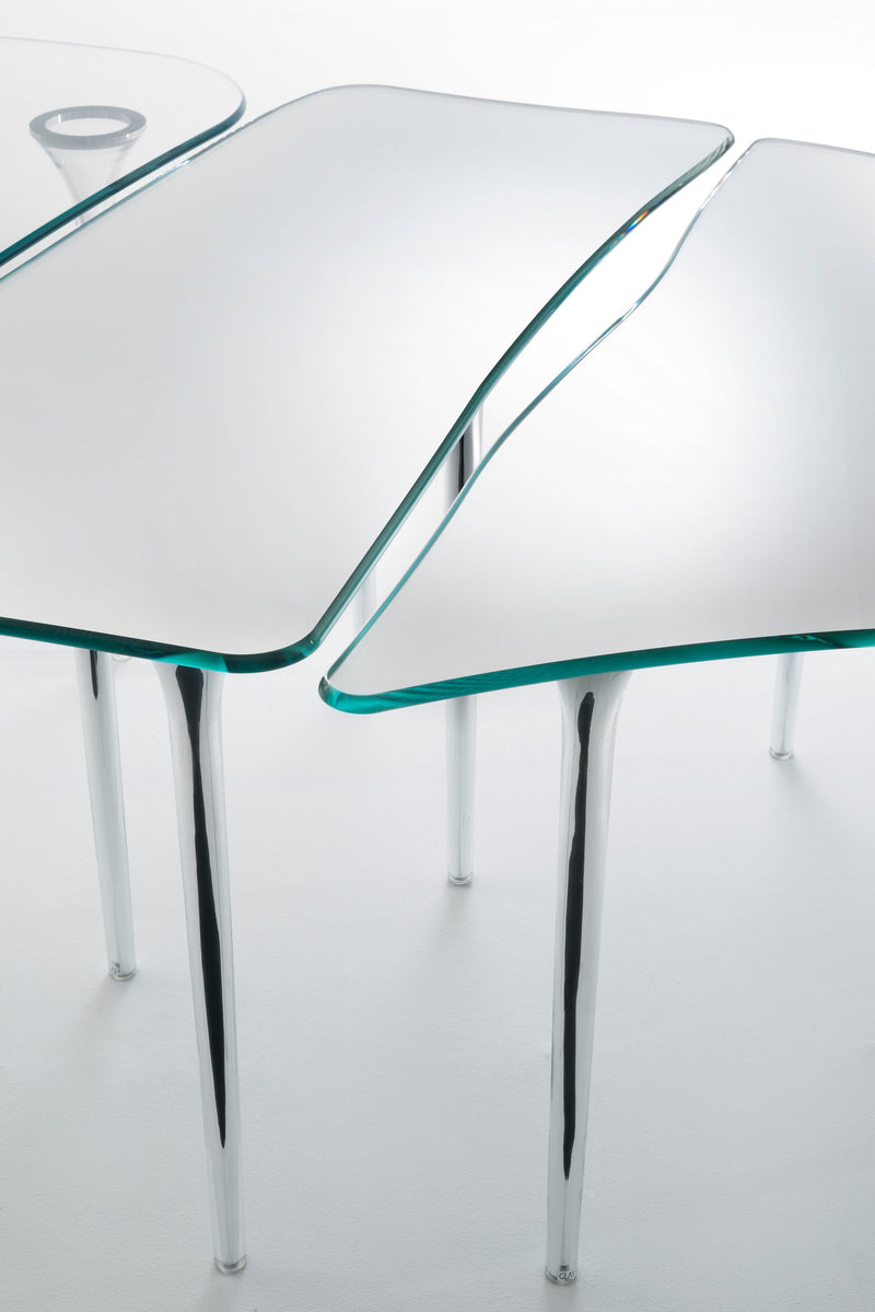 Specchio di Venere Glass Table | Glas Italia | JANGEORGe Interior Design