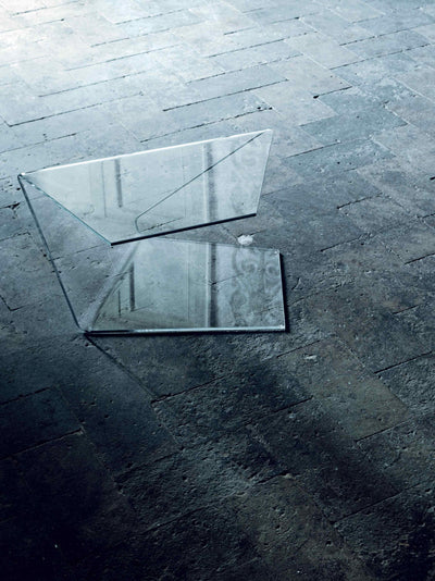 Harold and Maude Low Glass Table | Glas Italia | JANGEORGe Interior Design