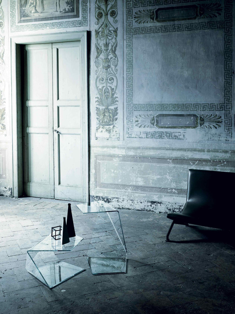 Harold and Maude Low Glass Table | Glas Italia | JANGEORGe Interior Design