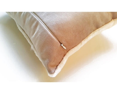 Shearling Ivory Square Pillow | Homelosophy | JANGEORGe Interior Design