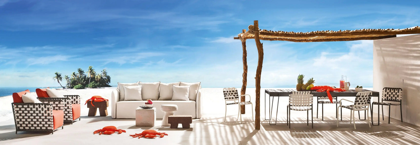 InOut 44 Ceramic Side Table / Ottoman | Gervasoni | JANGEORGe Interior Design