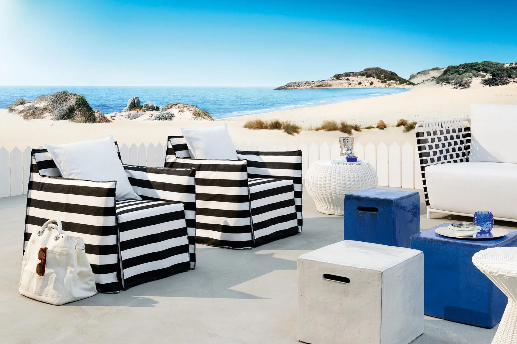 InOut 44 Ceramic Side Table / Ottoman | Gervasoni | JANGEORGe Interior Design