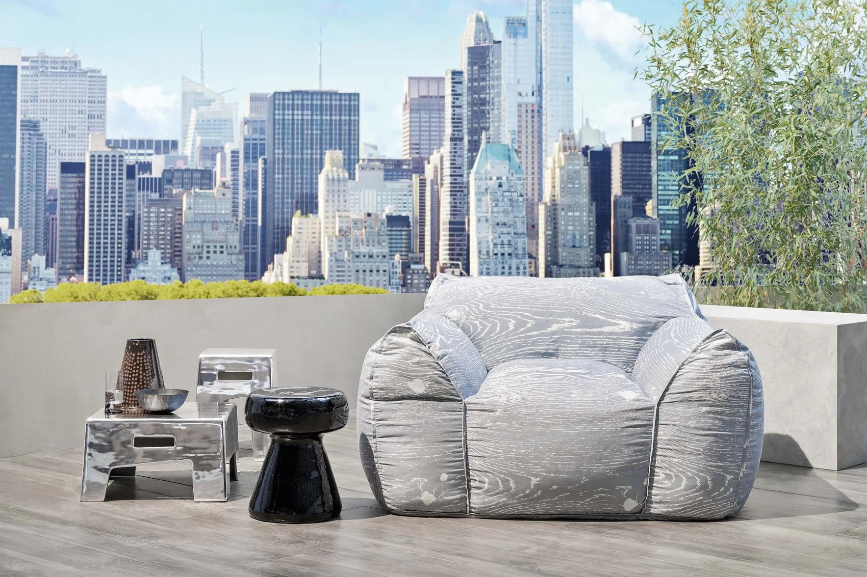 InOut 43 Ceramic Side Table / Ottoman | Gervasoni | JANGEORGe Interior Design