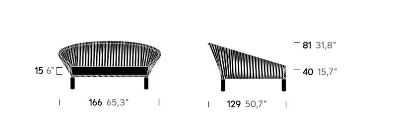 Bitta - Daybed teak legs | Kettal | JANGEORGe Interior Design